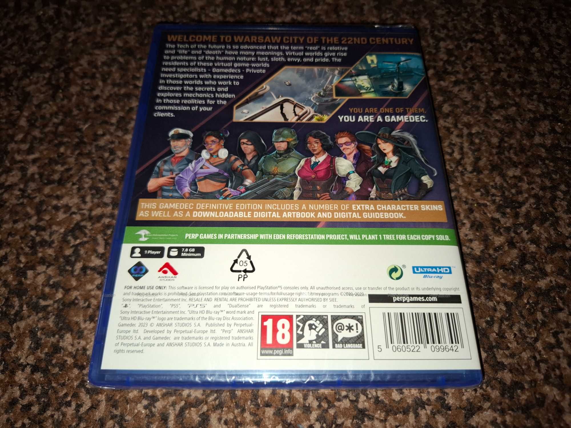 Gamedec Definitive Edition [z błędem drukarskim] [Nowa] Sony PS5