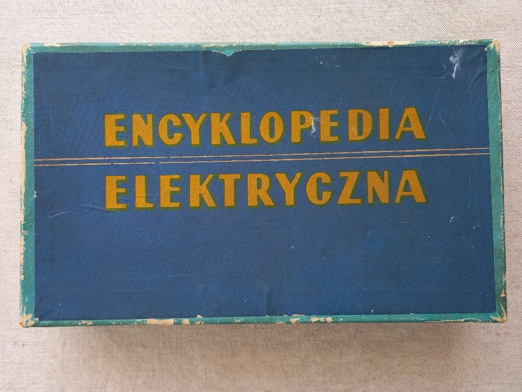 Unikat Encyklopedia Elektryczna gra z czasów PRL