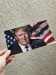 Открытка с подлинным автографом Дональда Трампа