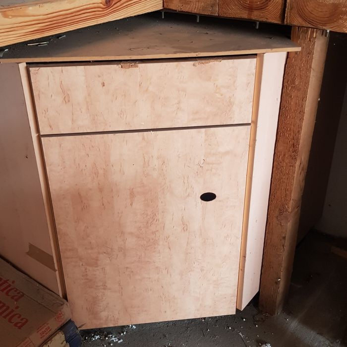 Szafka obrotowa beżowa