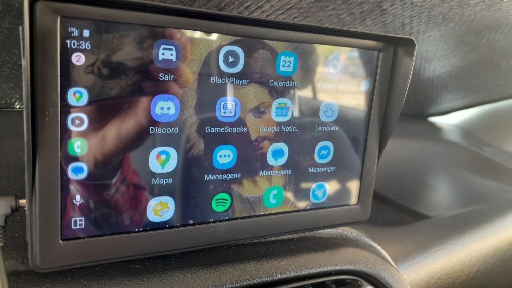 Ecrã Rádio Carro estilo carlega