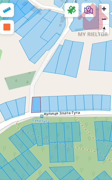 Продаж ділянки с. Гута