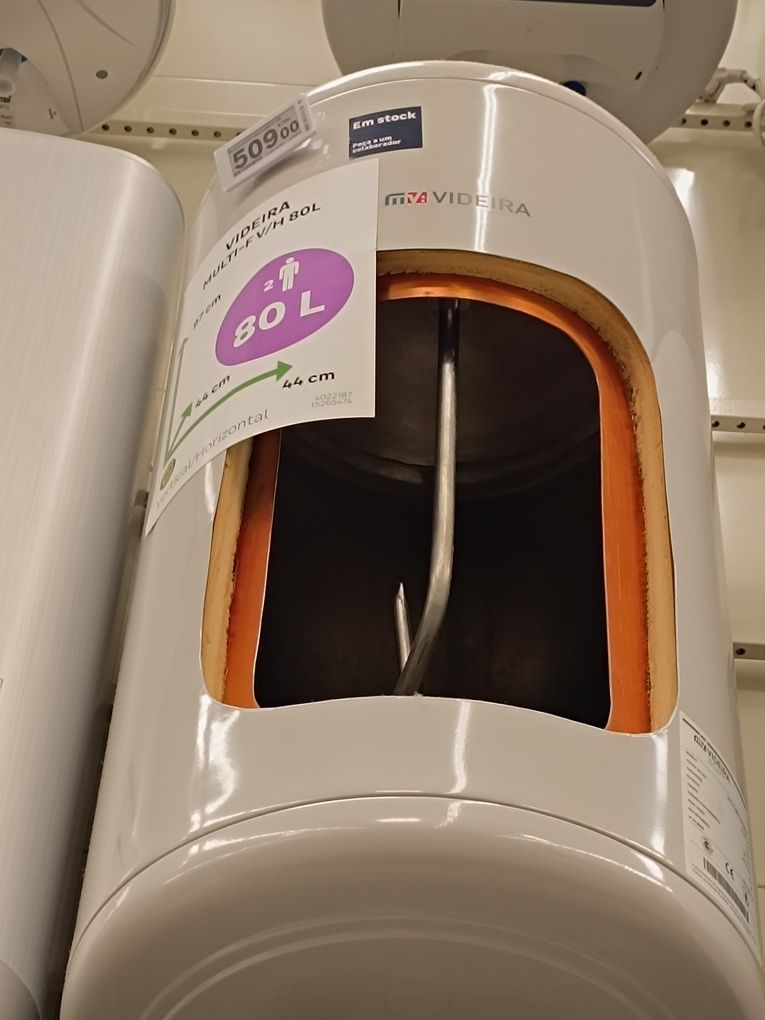 Termoacumulador marca Videira 80lt com garantia