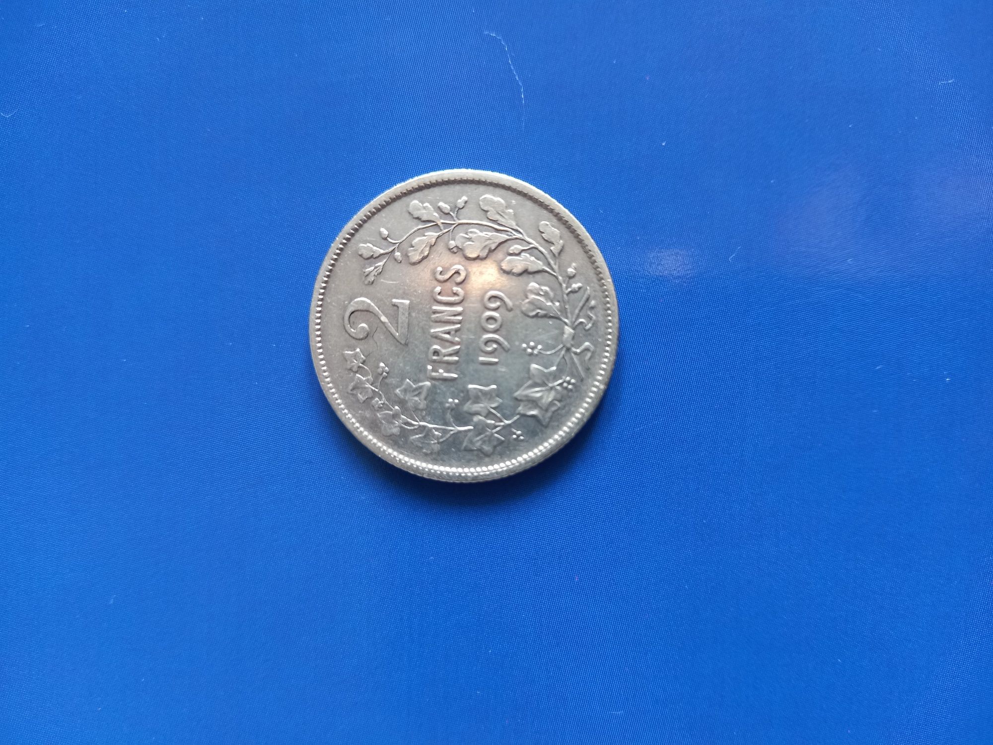 2 franki belgijskie srebro