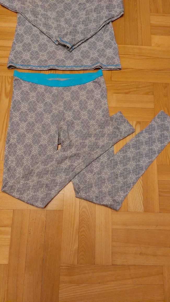 Komplet termoaktywny bluzka I spodnie L