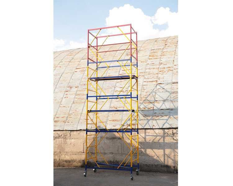 Вишка-тура на колесах з настилом 3,8 / 7,4м / вышка тура