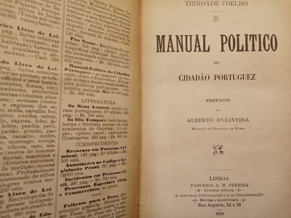 Trindade Coelho - Manual político do cidadão portuguez