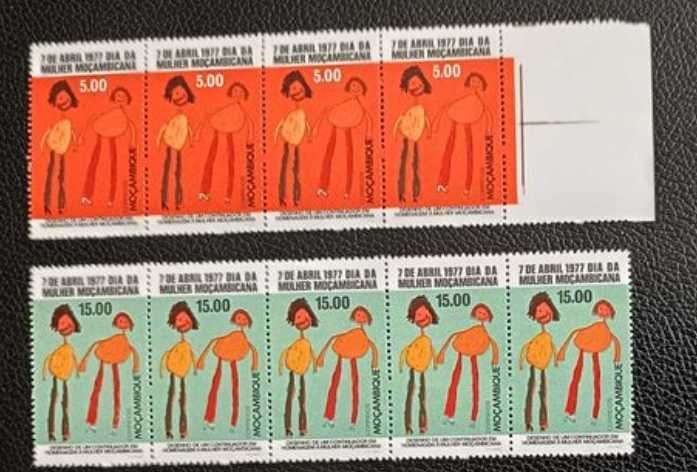 9 Selos 1977 Mulher Moçambicana