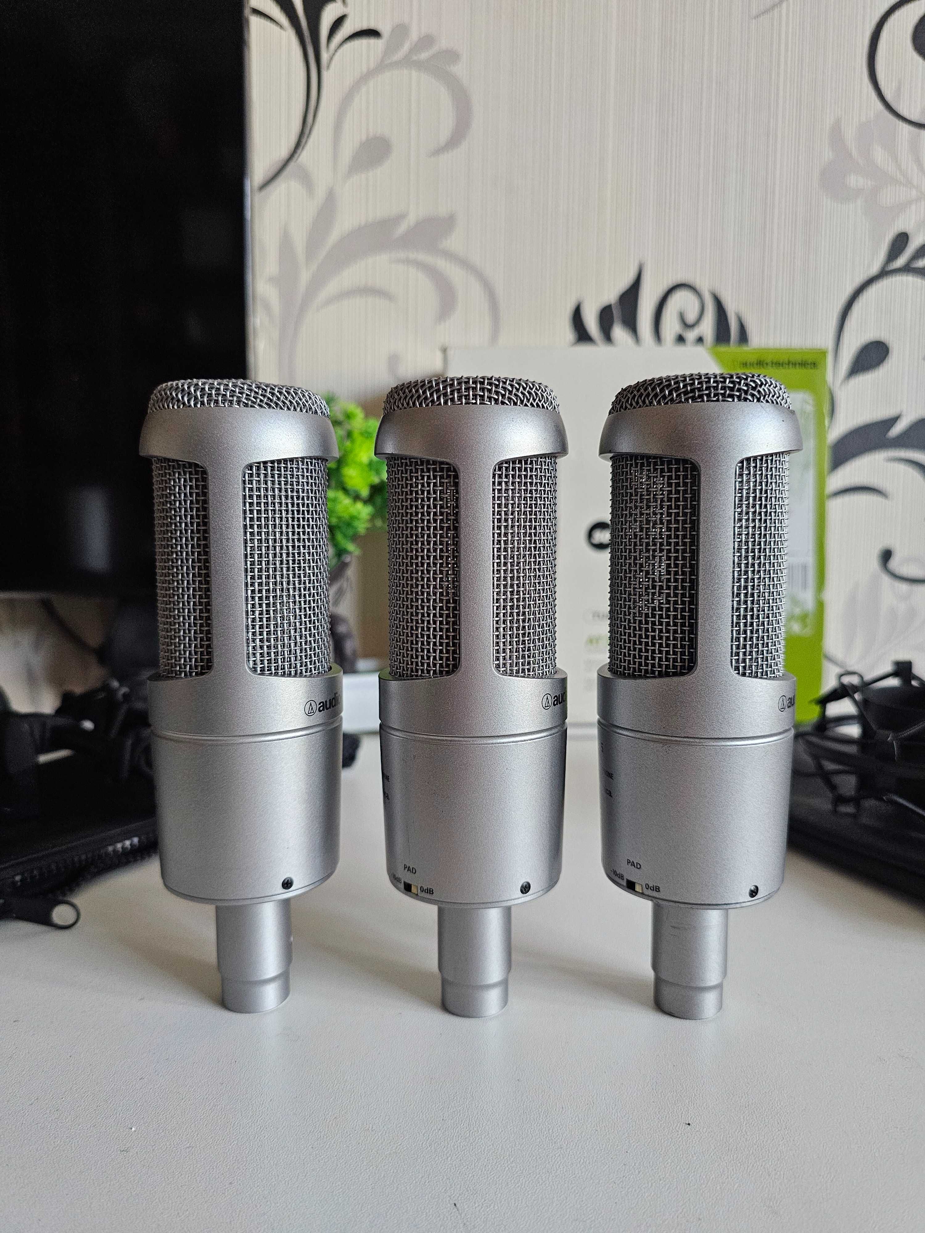 Студійний конденсаторний мікрофон Audio-Technica AT3035, AT3060
