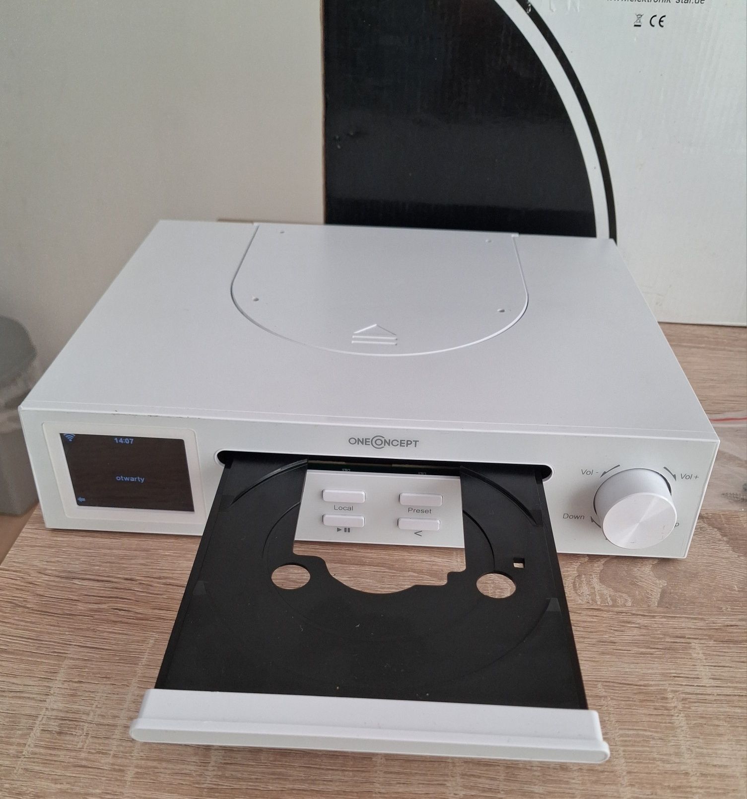 OneConcept Streamo Chef kuchenne radio internetowe CD Bluetooth białe