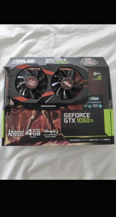 ASUS GEFORCE GTX 1050Ti 4GB GDDR5 Advanced Edition