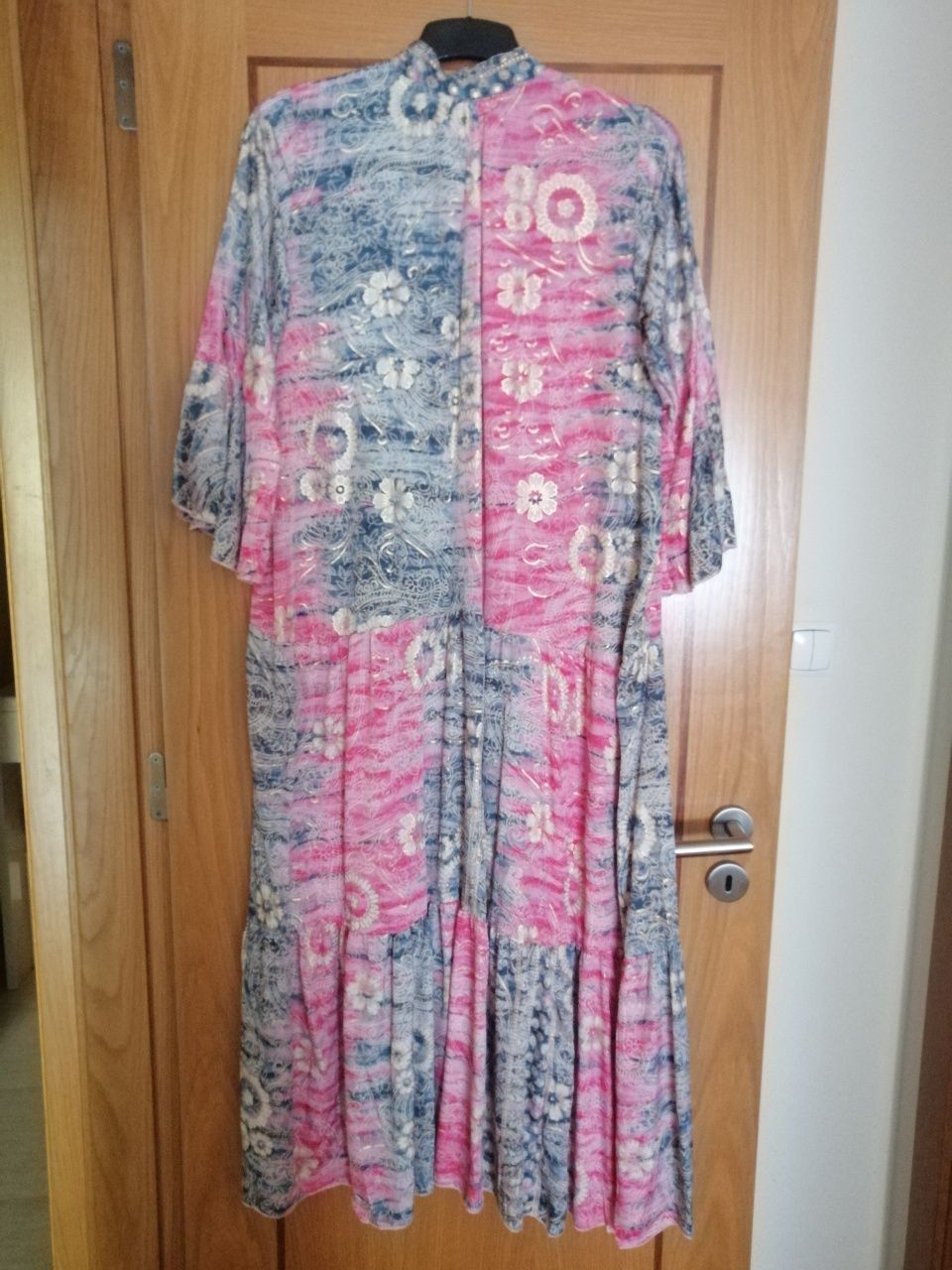 Vestido de Seda comprido