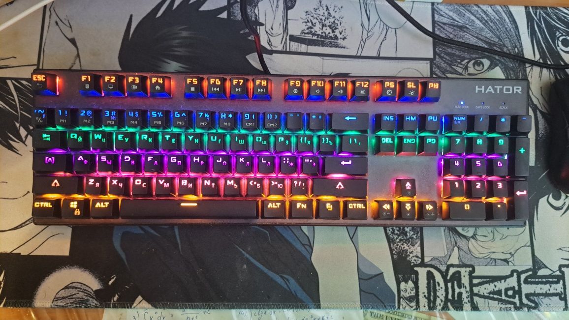 Клавіатура hator starfal red switch