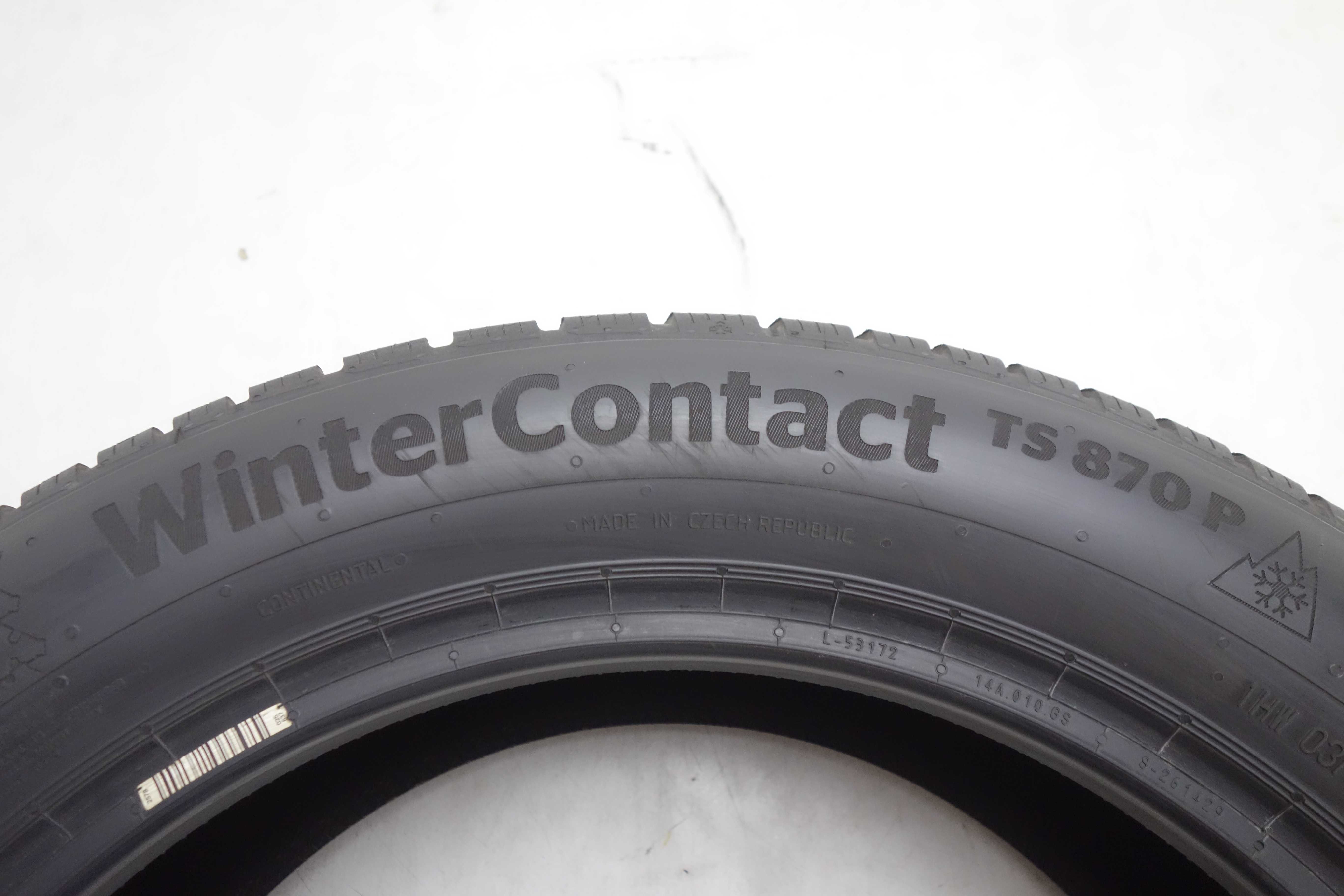 Opony zimowe 215/55/17 - CONTINENTAL Winter Contact TS870P