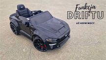 Ford MUSTANG z funkcją DRIFT 24V 400W autko na akumulator dla dziecka