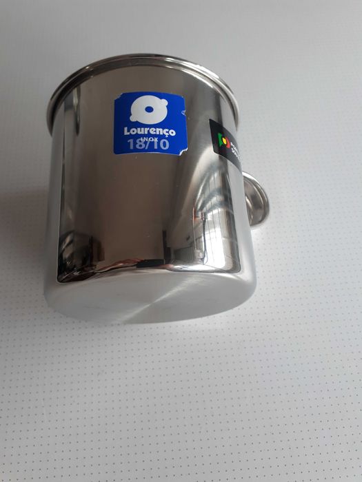 Bule molheira púcaro e açucareiro inox nacional