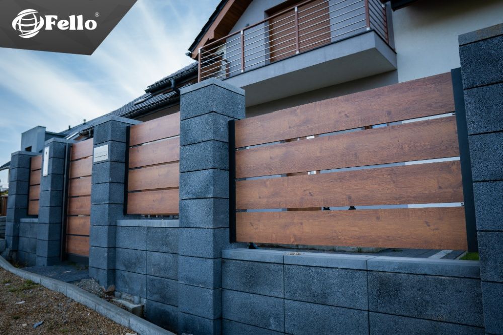 Przęsło Ogrodzeniowe Płot Ogrodzenie Aluminiowe Nowoczesne Panel SOLID