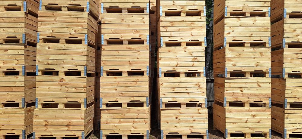 Skrzynio palety drewniane
