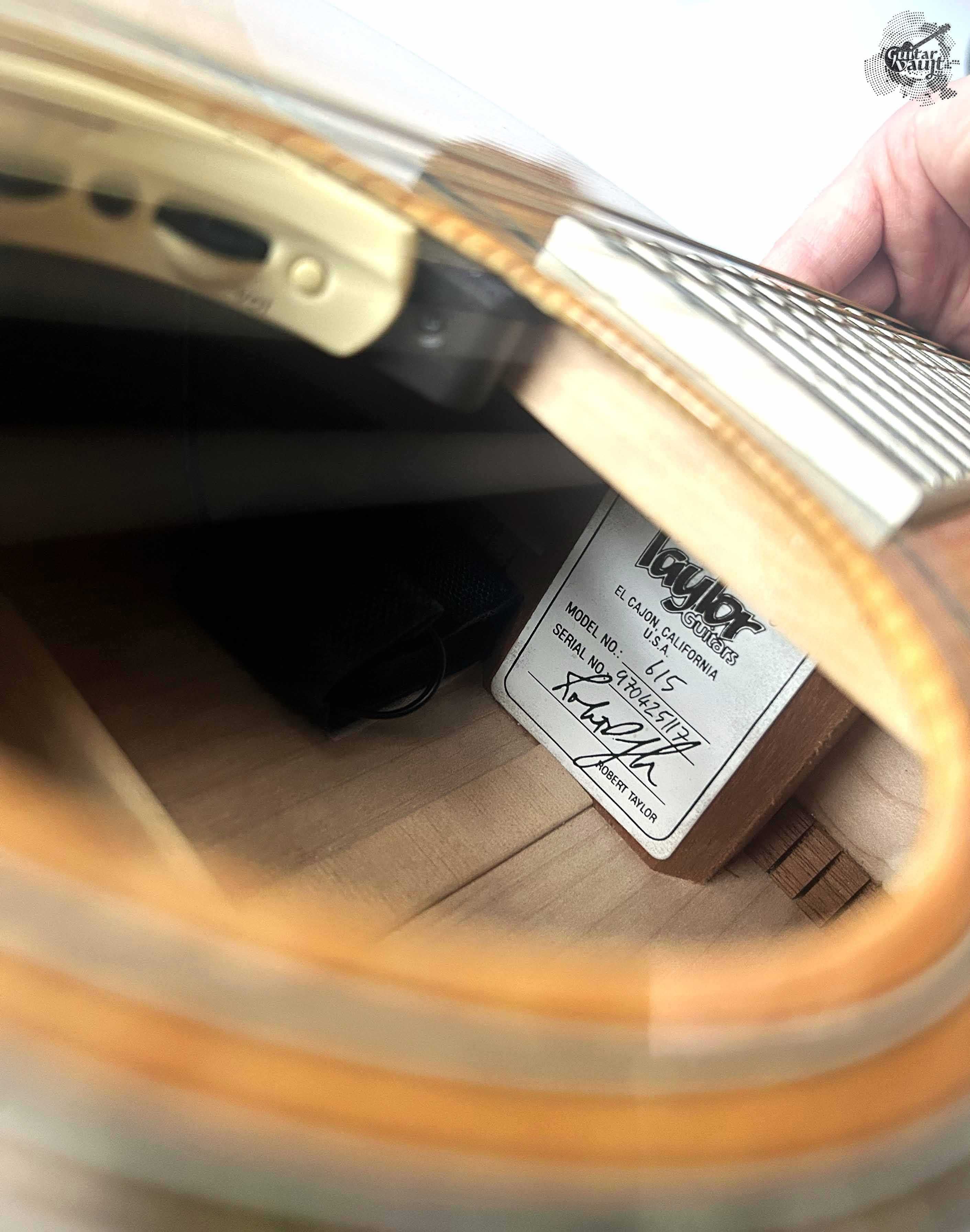 Ідеальний стан '1997 Taylor 615 +LR Baggs Anthem w/case (made in USA)