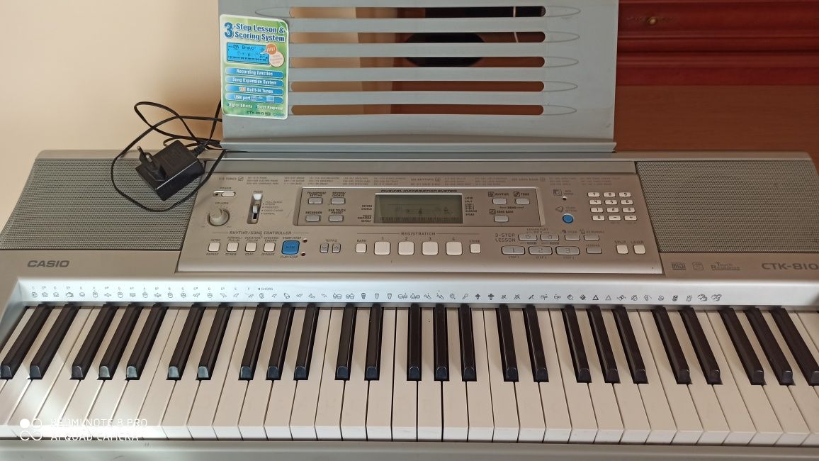 CASIO CTK 810 keyboard klawisze