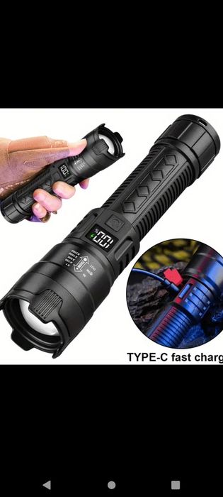 Latarka Led, ładowanie przez USB