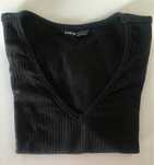 Top preto de algodao