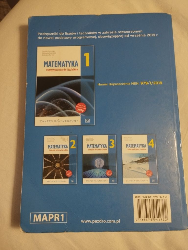 Matematyka 1 podręcznik
