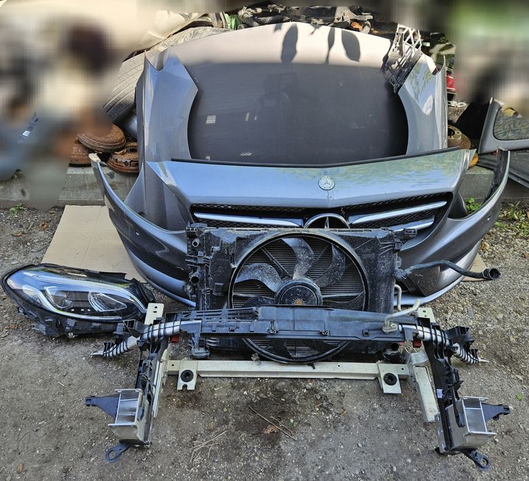 Mercedes W246 cały kompletny przód maska zderzak błotniki lampa pas