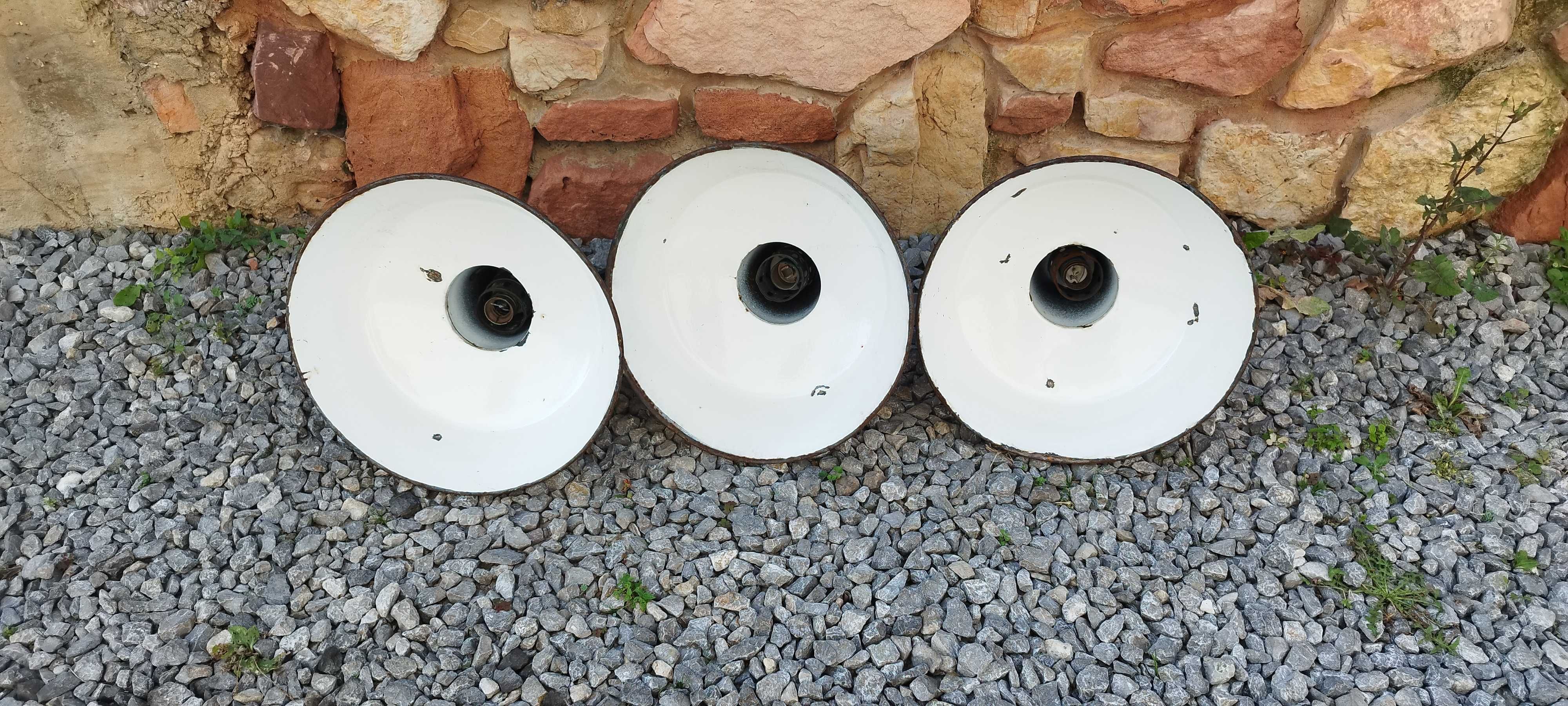 Lampa emaliowana prl