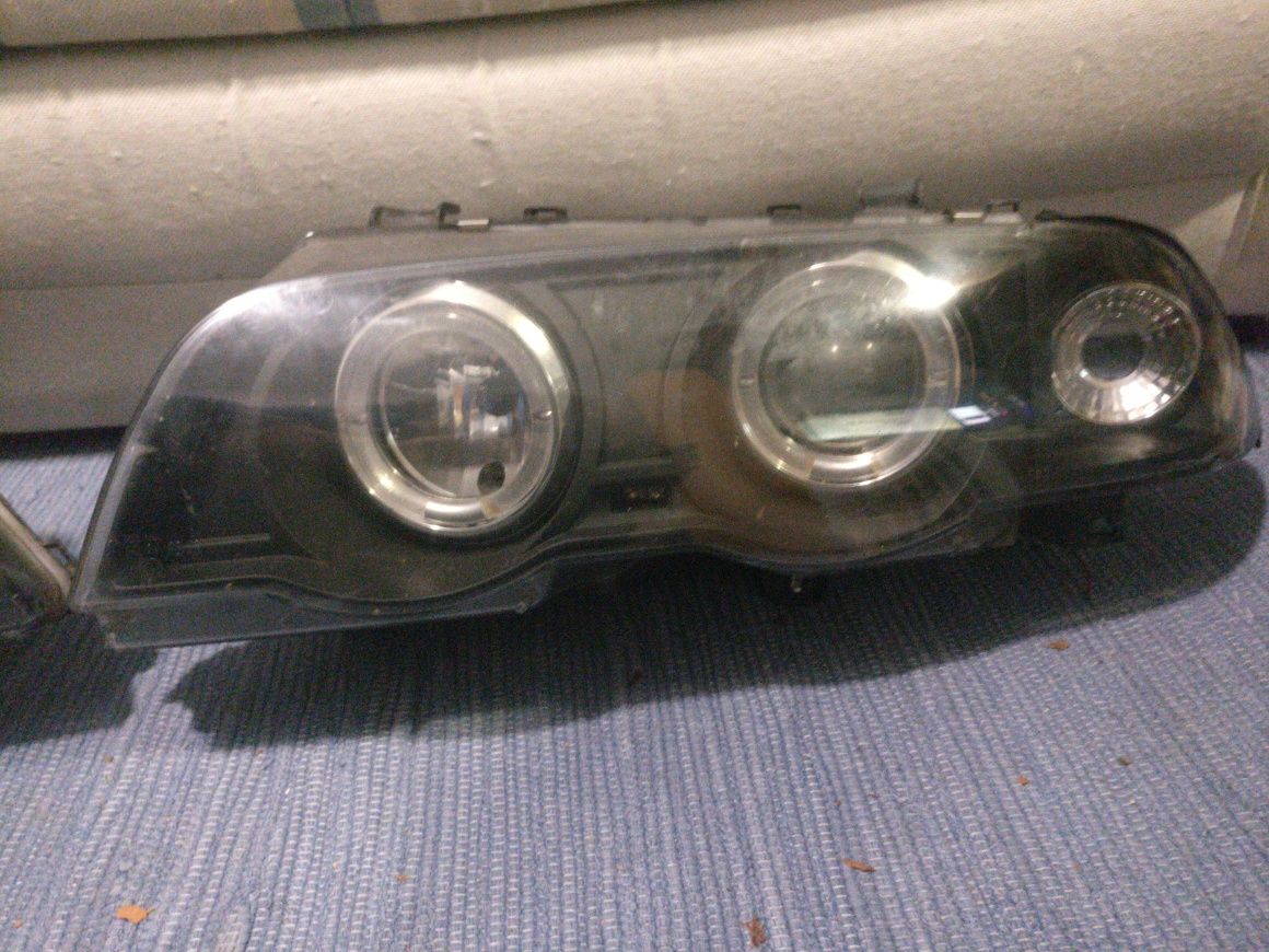 Ópticas XENON BMW E46 98-01 Angel Eyes