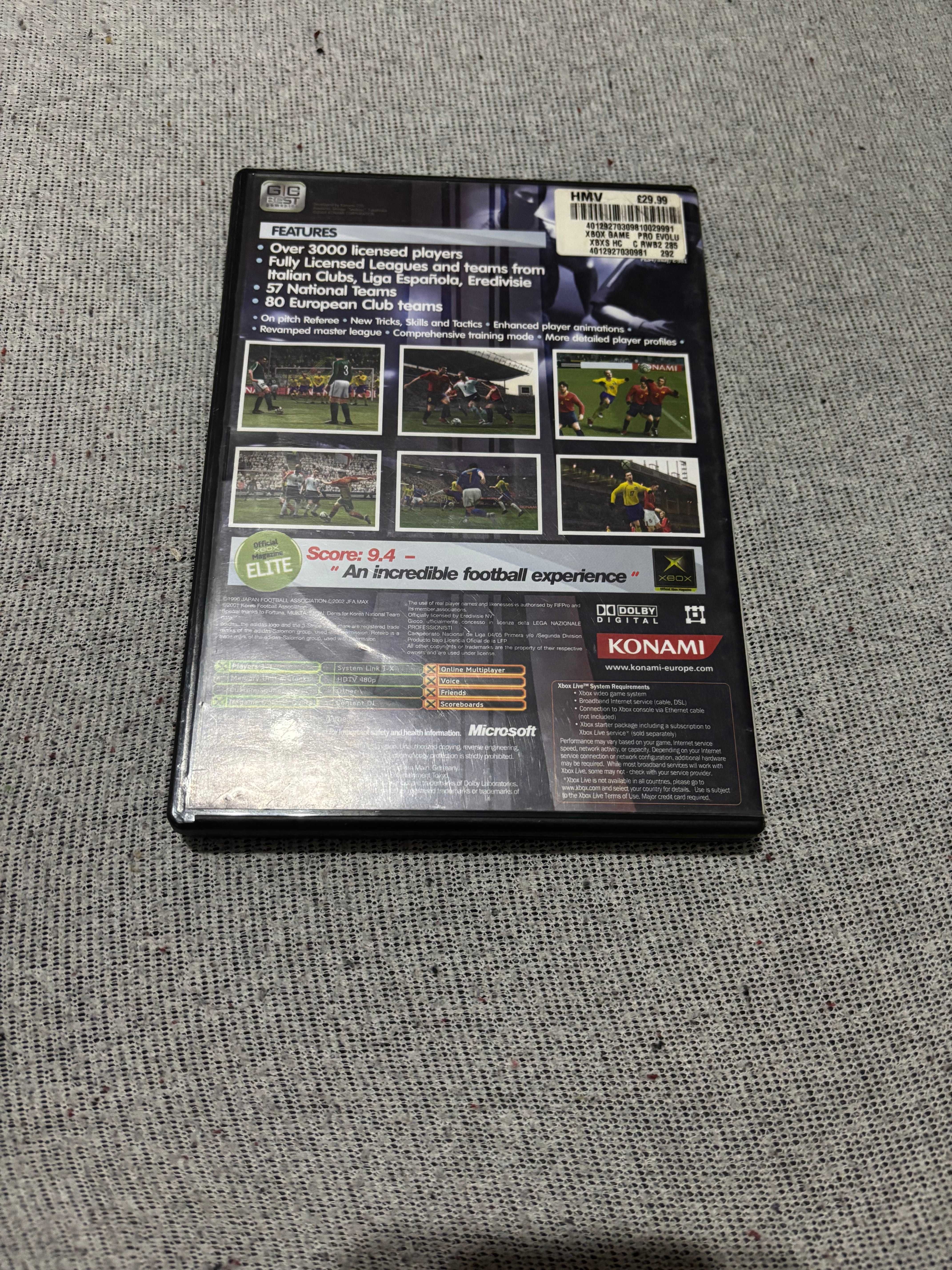 Gra Pro Evolution Soccer 4 Xbox Classic