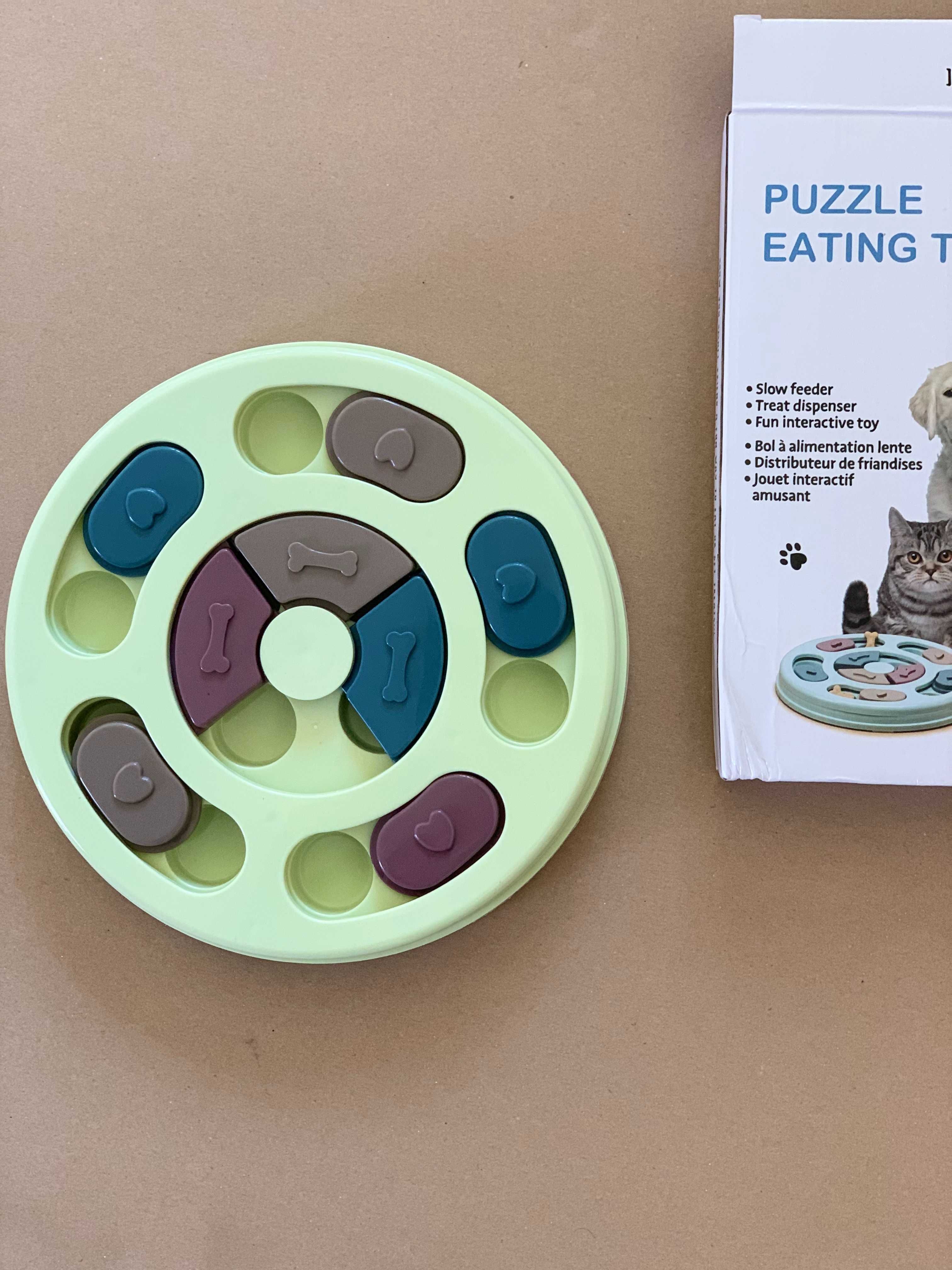 Puzzle Edukacyjne dla Psa Kota Zabawka do Karmy i Przysmaków