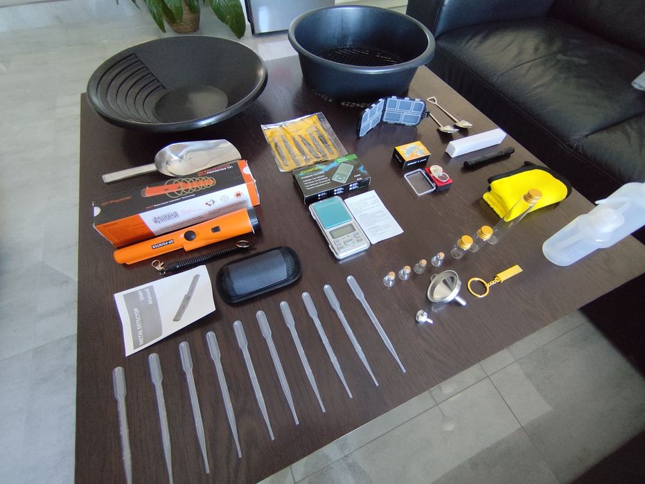 Zestaw do płukania złota – komplet dla początkujących. Zestaw hobbysty