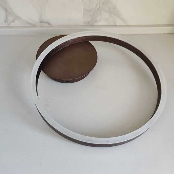 Люстра дизайнерская 23Вт светодиодная Brille BL-935 круглая коричневая