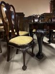 Rozkładany Stylowy angielski zestaw Stół 10 Krzeseł Chippendale Stylow