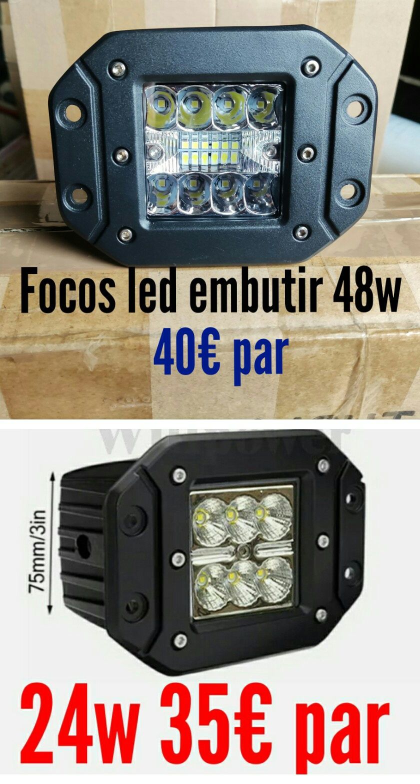 Focos led de embutir