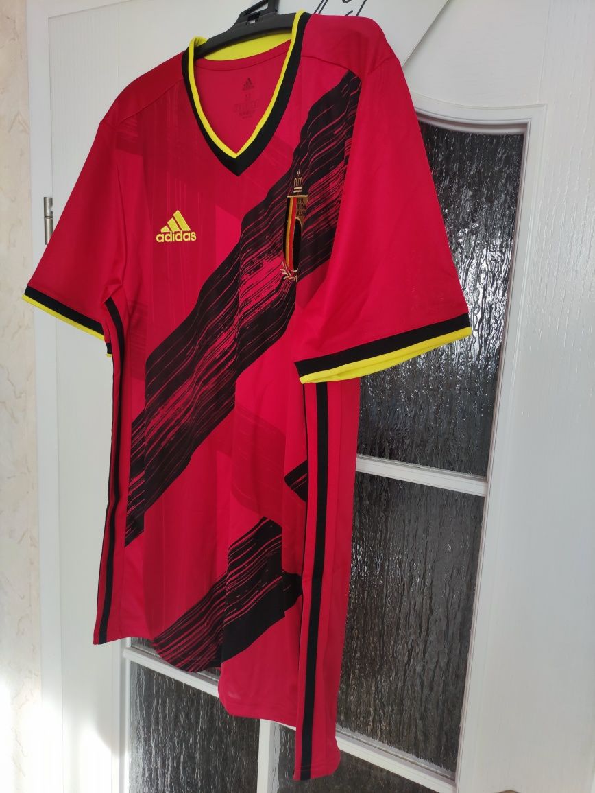 Koszulka Adidas Belgia HOME r.M 2020 drużynowa Czerwone Diabły NOWA