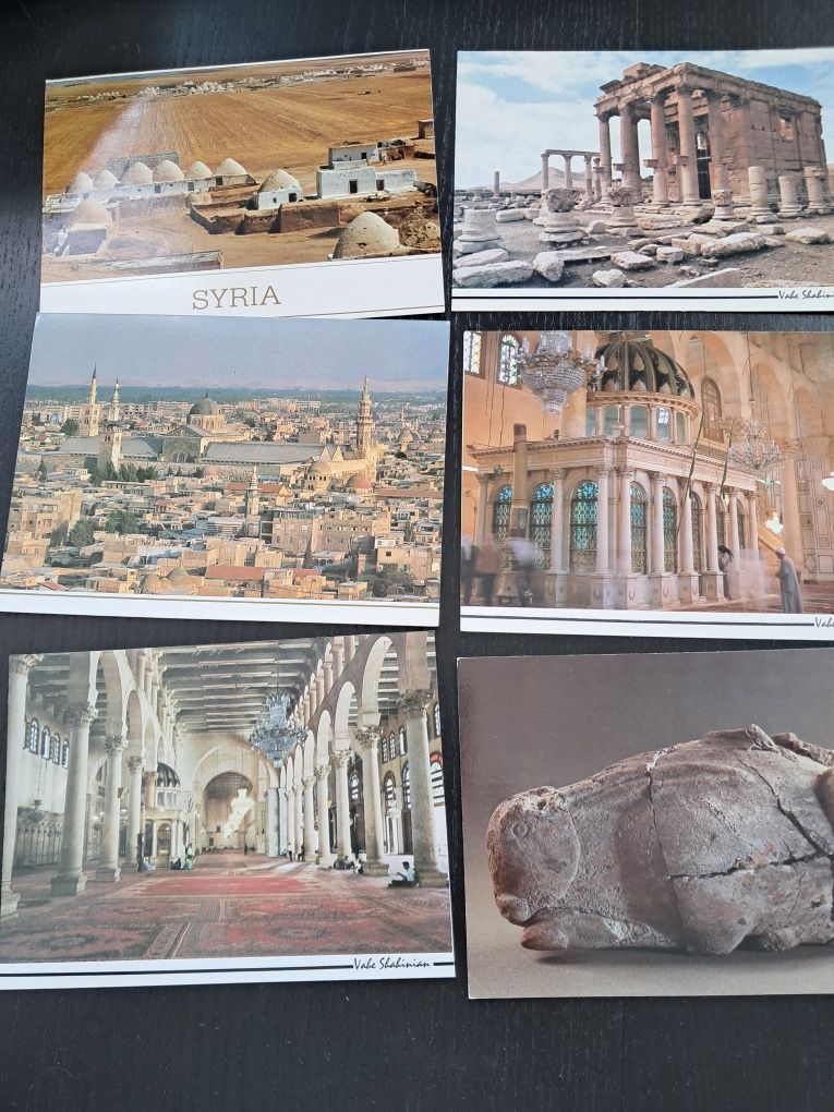 Zestaw 20 pocztówek sztuka I architektura Liban Syria Palestyna