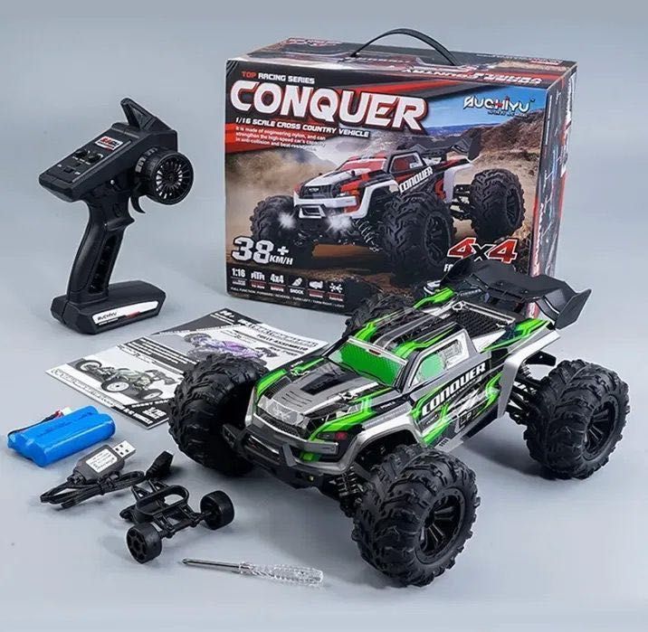 Радіокерована машина Conquer RC WL Toys монстр-трак 4х4 38км/год 1/16