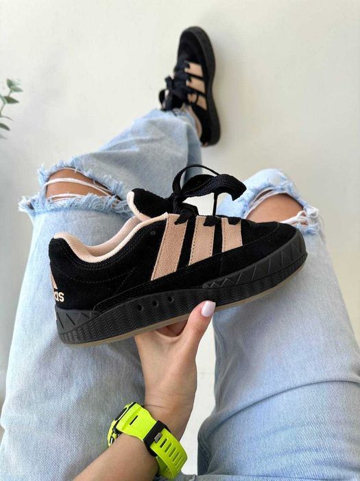 Кросівки Adidas Adimatic x Human Made Black/Beige premium