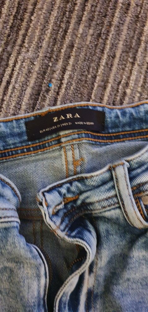 Spodnie męskie zara jeans eur 40