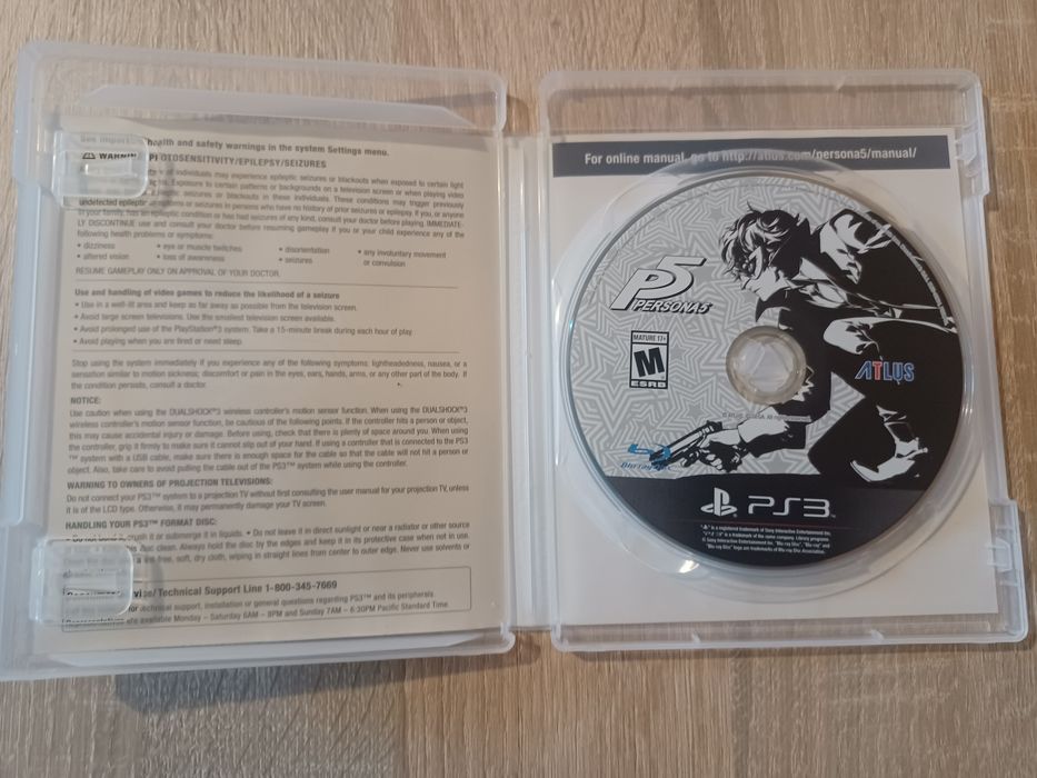 Gra na PS3 Persona 5 P5 US stan idealny unikat