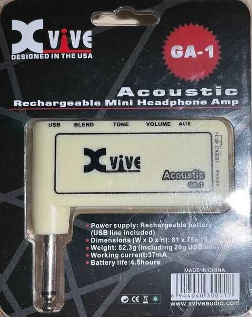 Xvive amplificador de guitarra para phones