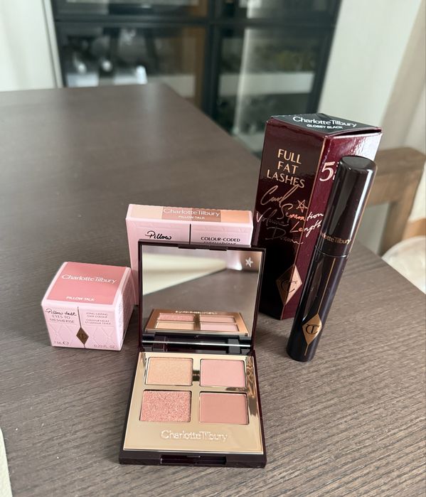 Charlotte Tilbury набірPillowTalk(тіні,туш,блиски,хайлатер, скульптор)