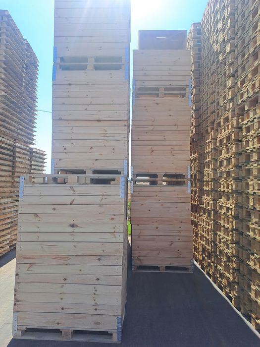 Skrzyniopalety drewniane