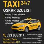 Taxi Trąbki Wielkie • Taxi Przywidz • Taxi Skarszewy • Taxi Pruszcz