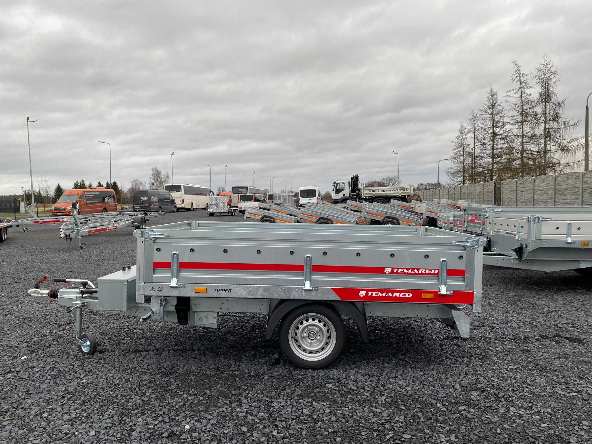 Temared ELEKTRYCZNA WYWROTKA kiper 253x152cm 1300KG dostawa RATY MOCNA