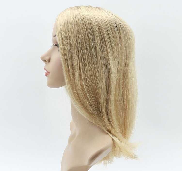 Damski blond System mono, włosy naturalne LT105