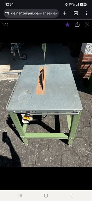 Krajzega piła stołowa  230 v