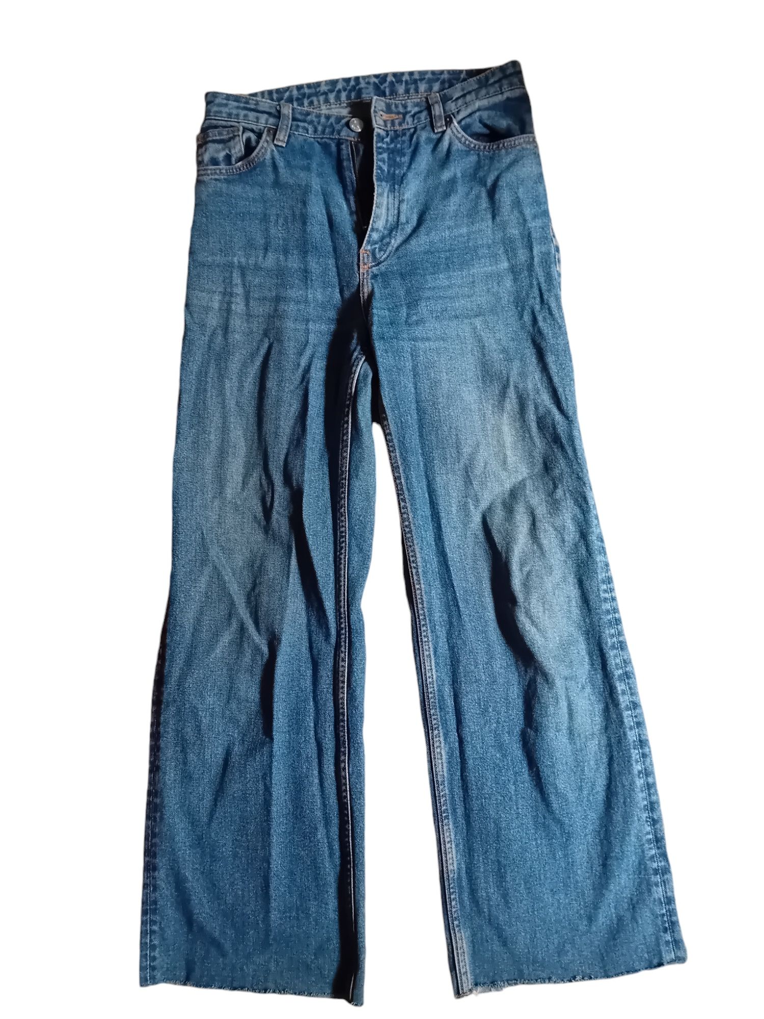 Jeansy straight leg monki
